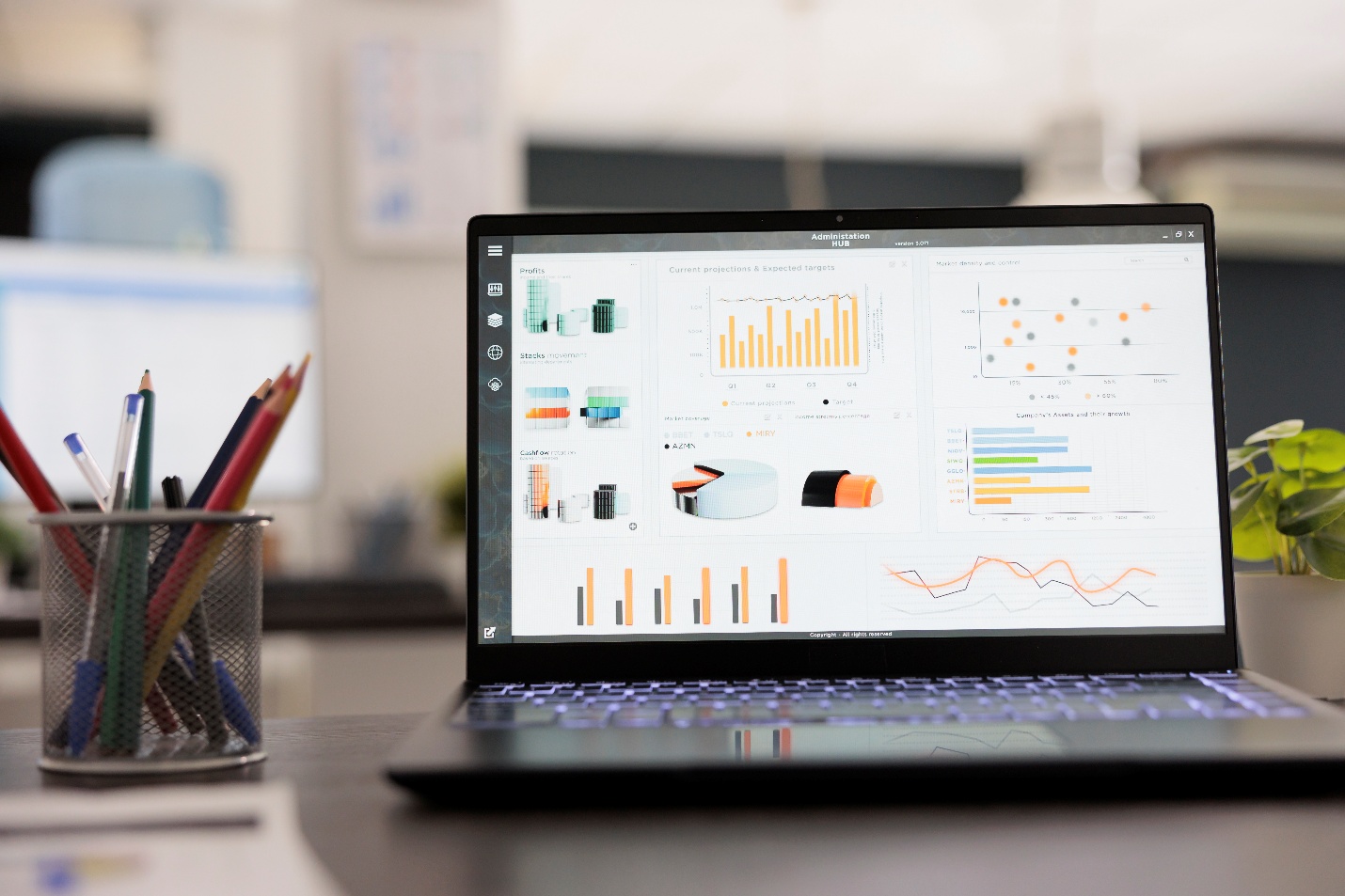 Image illustrating Post storm website analytics